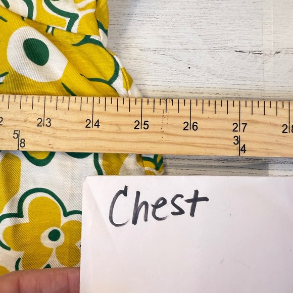 NWT Umgee Small Women yellow floral peasant babydoll blouse cottage coquette - Picture 5 of 10